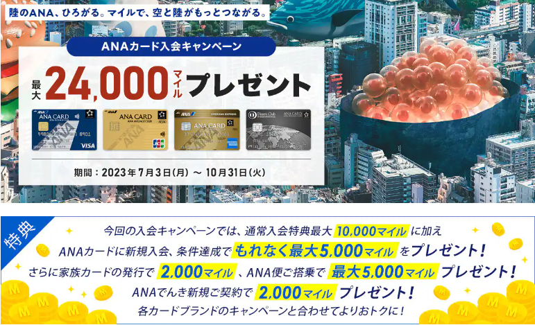 ANAカード入会キャンペーン